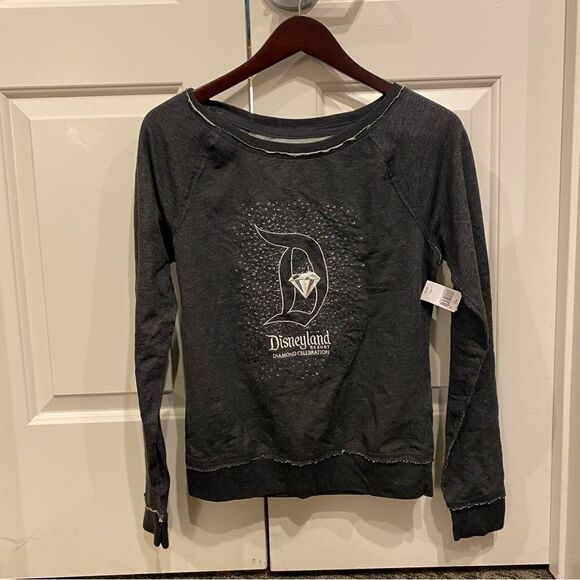 Disney Parks Disneyland Report Diamond Celebration Sweatshirt - Picture 1 of 9